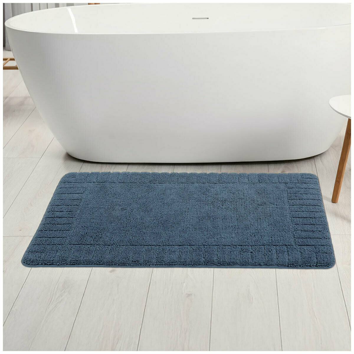 YMF Memory Foam Bath Mat 60 cm x 91 cm Blue