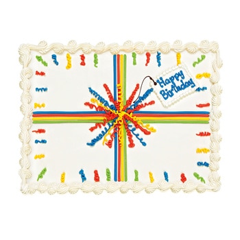 Happy Birthday - Present Cake