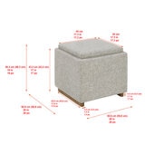 Thomasville Fabric Storage Ottoman