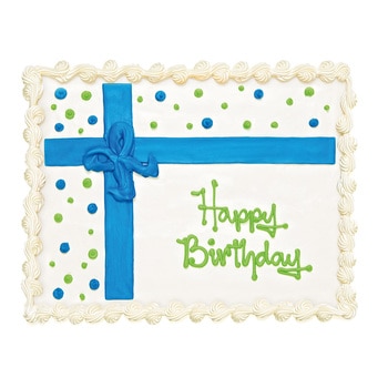Happy Birthday - Ribbon Cake