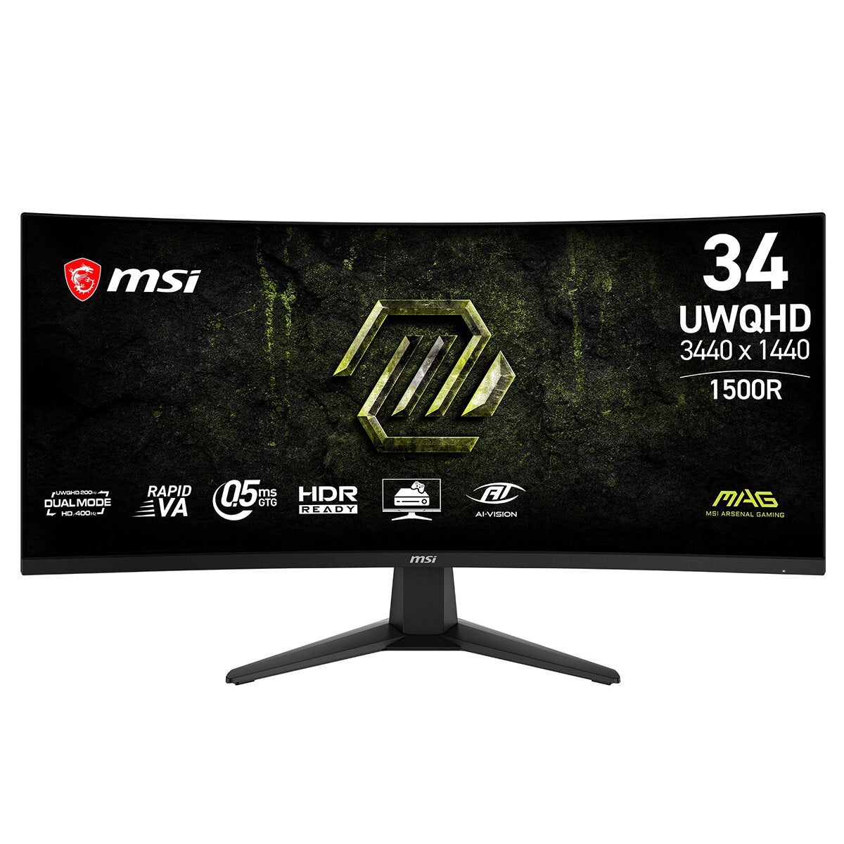 MSI MAG 346CQDF E20 Dual Mode 34 Inch 200Hz Gaming Monitor MSI MAG 346CQDF E20 Dual Mode 34 Inch 200Hz Gaming Monitor