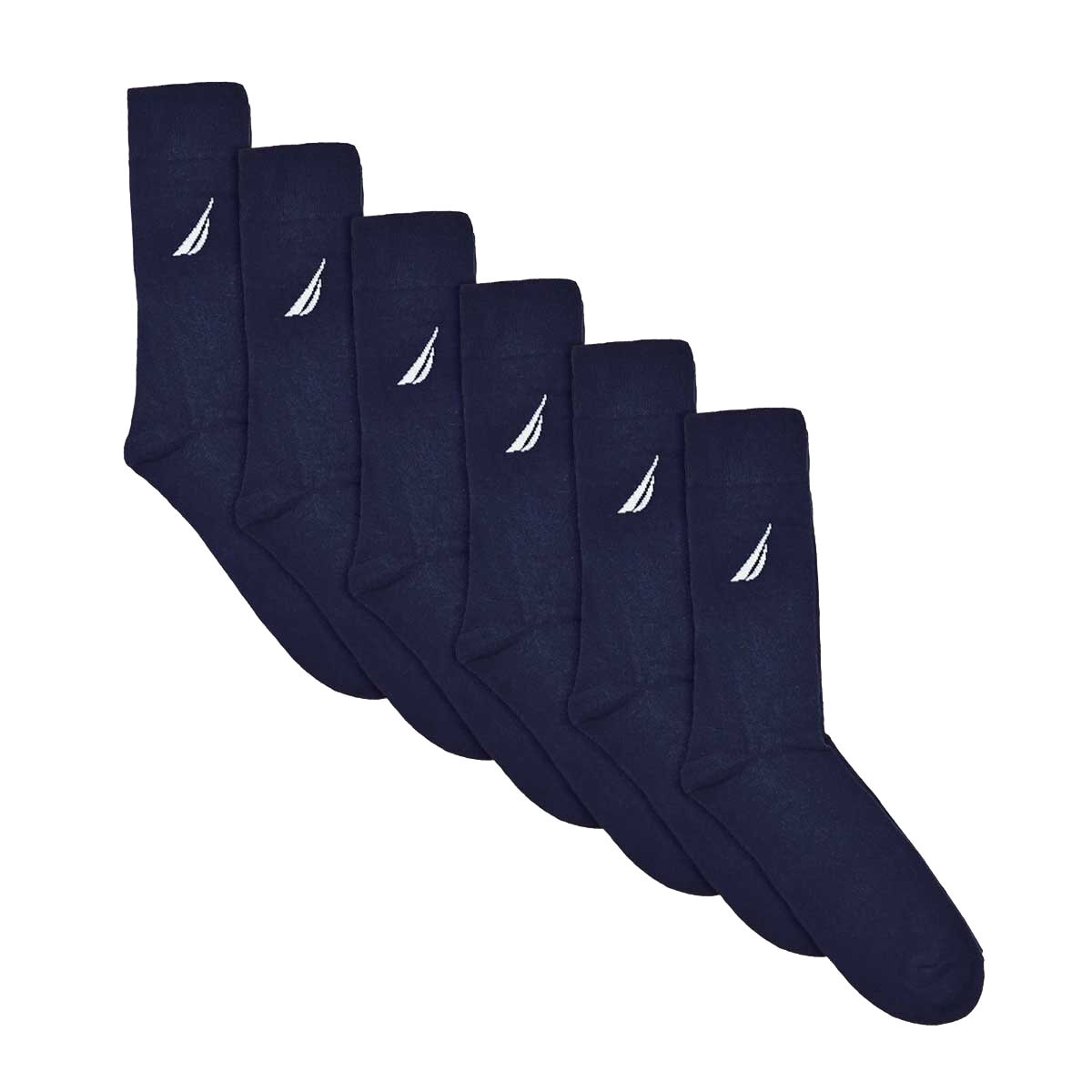 Nautica Men's Dress Socks 6 Pack