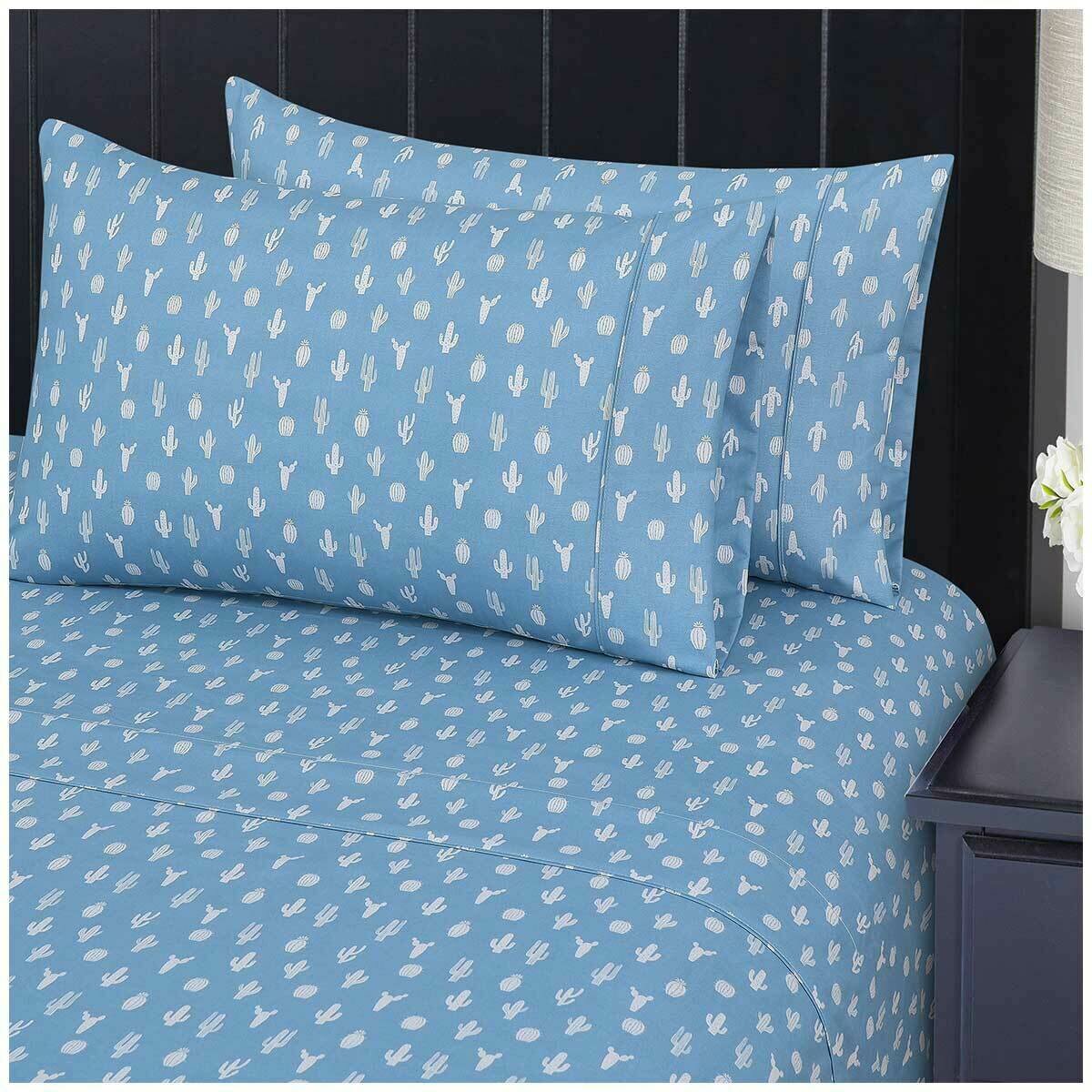 South Point Home Fashions Poly Flannel King Single Sheet Set 4 Piece