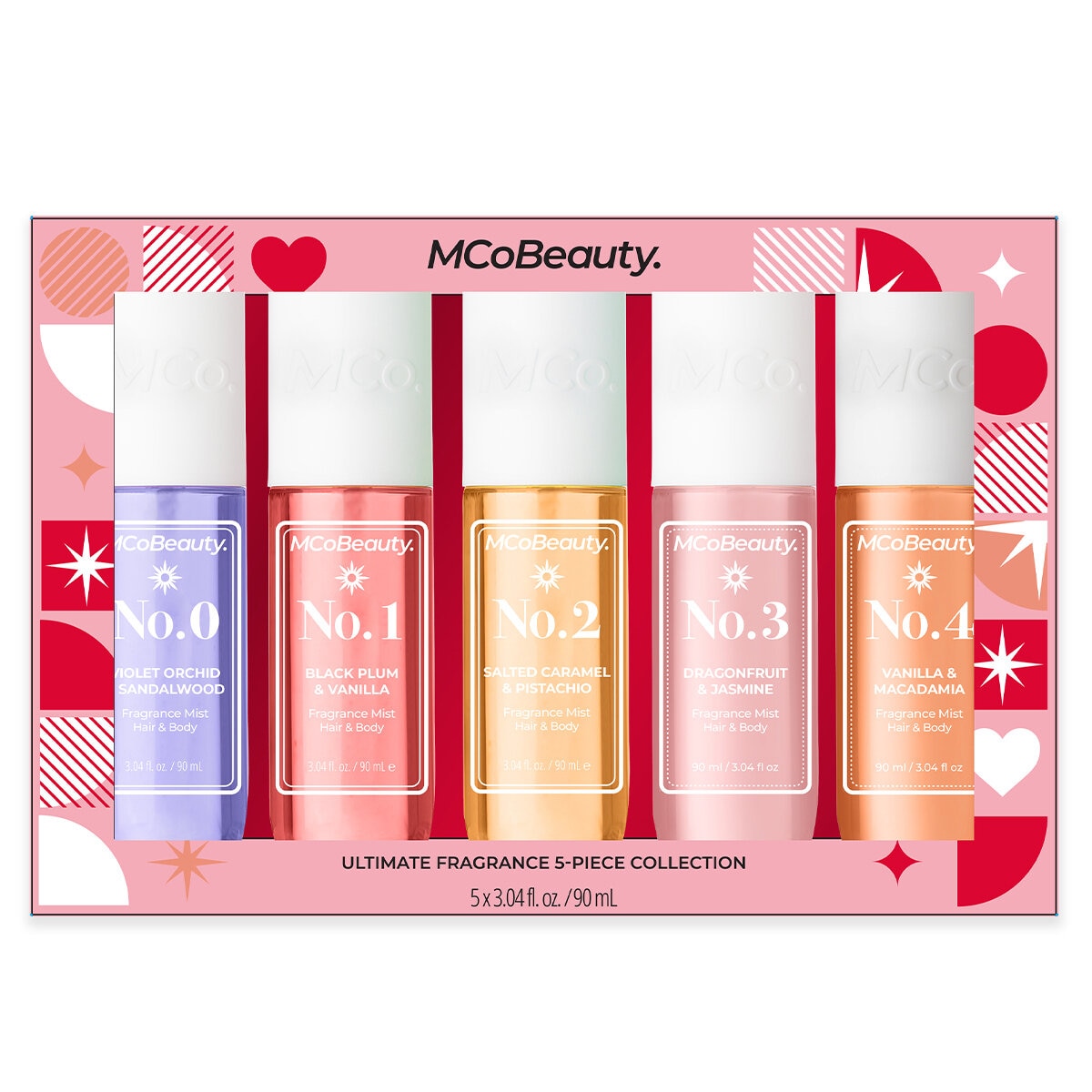 MCoBeauty Ultimate Fragrance Mist Collection 5 x 90ml