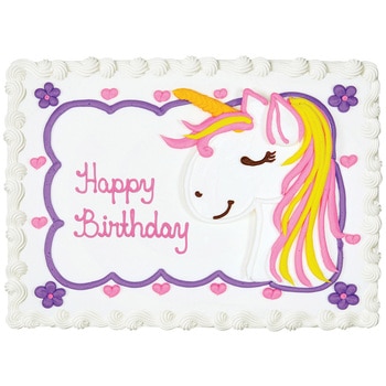 Happy Birthday - Unicorn Cake