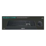 Logitech MX Keys S Combo Wireless Keyboard and Mouse Graphite 920-011605 Logitech MX Keys S Combo Wireless Keyboard and Mouse Graphite 920-011605