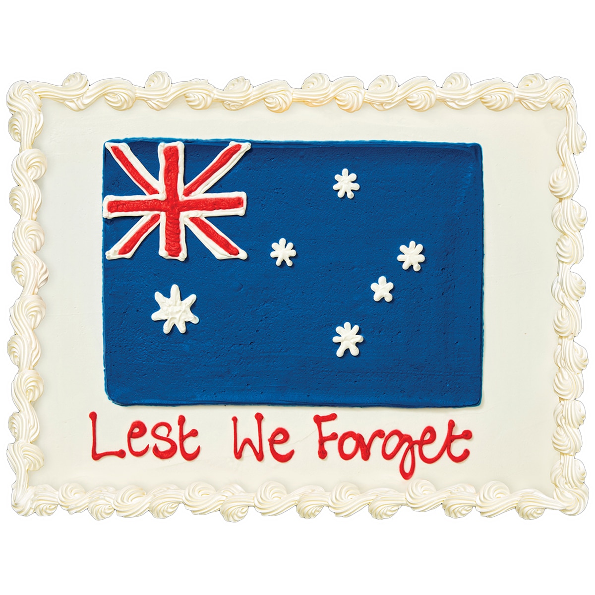 Anzac Cake - Flag